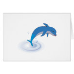 Cute dolphin greeting cards