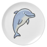 Cute dolphin plates