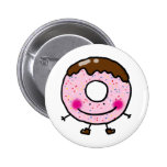 Cute doughnut (doughnut) pinback buttons