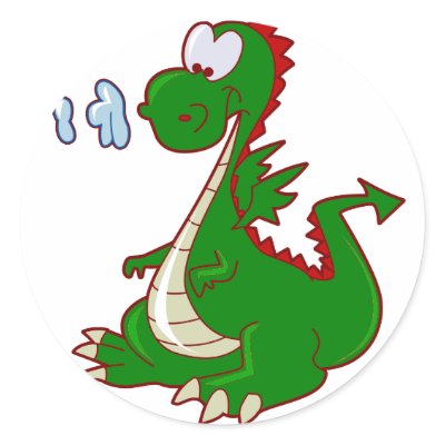 Cute Dragon Stickers by mrssocolov