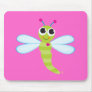 Cute Dragonfly Mouse Pad