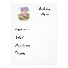 Cute duck girl personalized invites