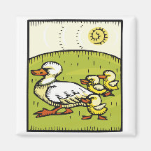 CUTE  DUCK  MAGNET