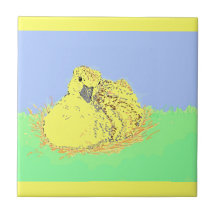 Cute Duckling Ceramic Tile