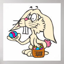 Cute Easter Bunny Posters