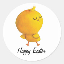 Cute Easter Chicken Sticker