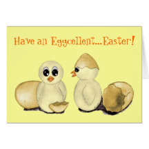 Cute Easter Chicks Greeting Cards