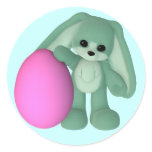 Cute Easter Egg Bunny Stickers