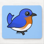Cute Eastern Bluebird Mouse Pad