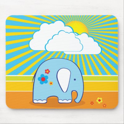Cute Elefant Mousepad by MaShusik