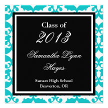 Cute Elegant Graduation Annoucement/Invitation
