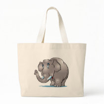 Cute Elephant Canvas Bags