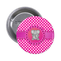 Cute elephant pink flowers