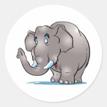 Cute Elephant Stickers