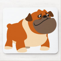 Cute English Bulldog Baby Clothing mousepads