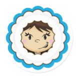 Cute Eskimo Face Sticker