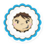 Cute Eskimo Face Sticker