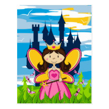 Cute Fairy Princess Postcard