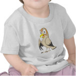 Cute Falcon Bird Brown Cartoon Shirt