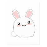 Cute Fat Bunny - Rabbit Adorable Fluffy Post Cards