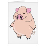 Cute Fat Pig cards