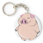 Cute Fat Pig Keychain