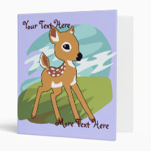 Cute Fawn Binder