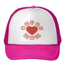 Cute Feminine & Girly Moms : Super Mom + Heart Hats