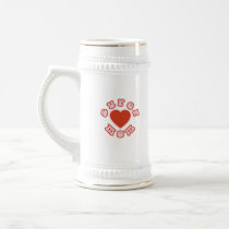 Cute Feminine & Girly Moms : Super Mom + Heart Mug