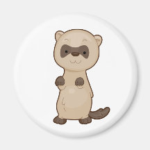 Cute Ferret Magnets