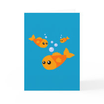 Cute Fish Greeting Cards