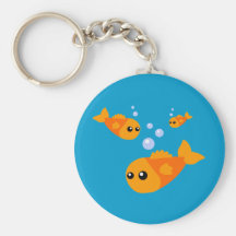 Cute Fish Keychain