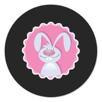 cute floppy ears bunny rabbit sticker