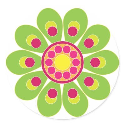 Cute floral design sticker by Sticker_Shop