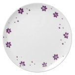 Cute Flower Circle plates