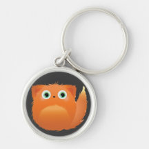 Cute Fluffy Cartoon Fox Key Chain