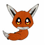 cute fox photo sculptures