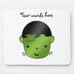Cute Frankenstein monster Mouse Pads