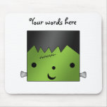 Cute Frankenstein monster Mousepads