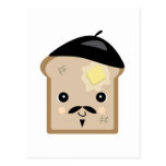 cute french toast postcard