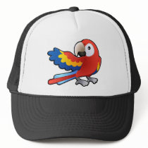 cute friendly Macaw Parrot