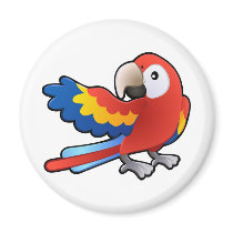 cute friendly Macaw Parrot