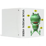 Cute frog and flies!