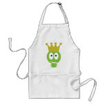 cute Frog King comic style Apron