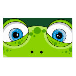 Cute Frog Patterned Bookmark Business Card Template