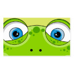 Cute Frog Patterned Bookmark Business Card Templates