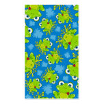 Cute Frog Patterned Bookmark Business Card Templates