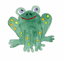 Cute Frog Photo Sculpture