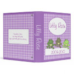 CUTE FROG PURPLE GIRL PHOTO ALBUM SCRAPBOOK binders