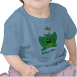 Cute Frog Says "Kiss  Me" Fairytale Tee Shirt